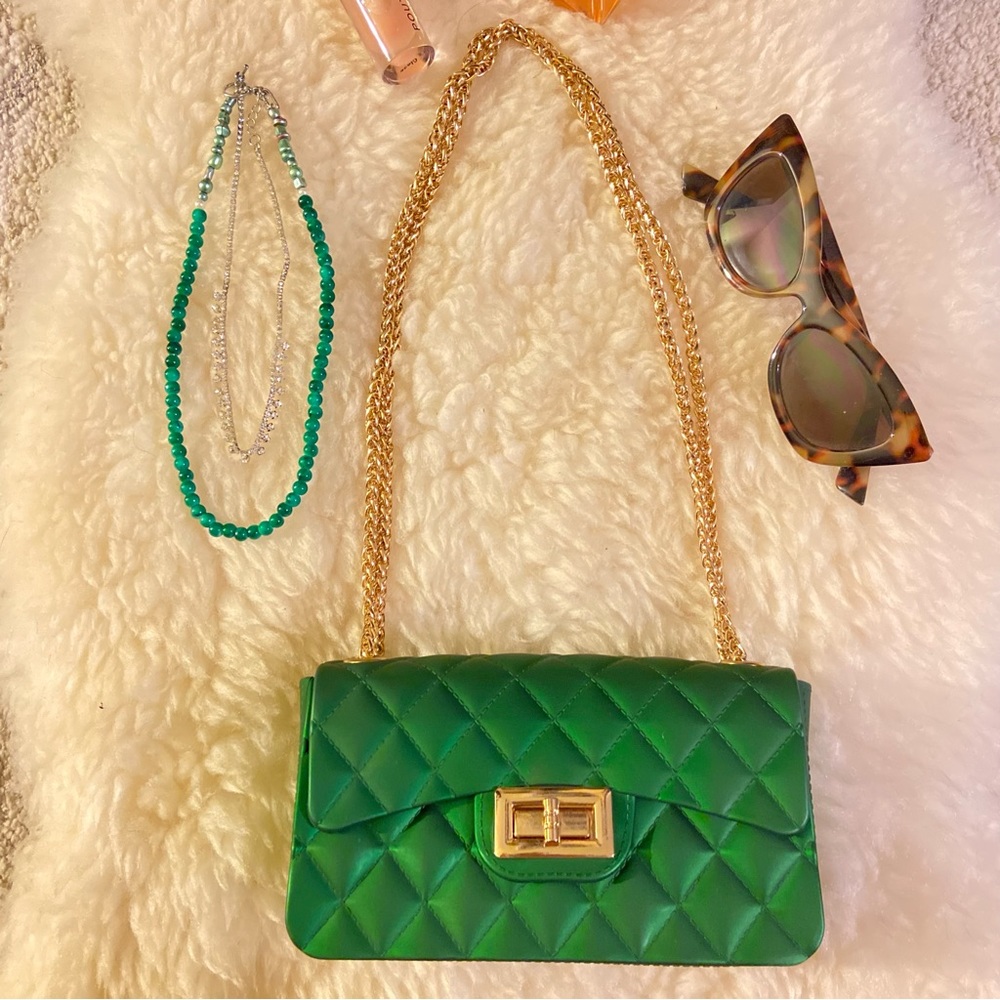 🍀💚🌱🐢NEW FLAP CHAIN BAG🐢🍃💚
